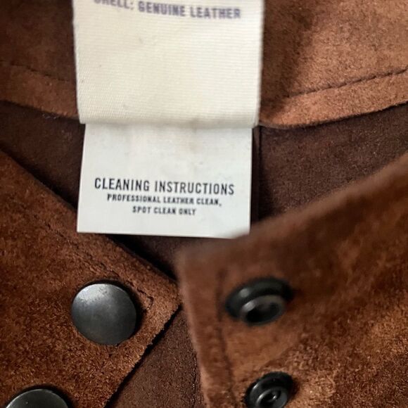 Gap Khakis Size 6 Genuine Leather Skirt - Picture 4 of 5